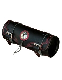 RULO MEDIANO TEX CALADO BURDEOS VINTAGE 29X11CM