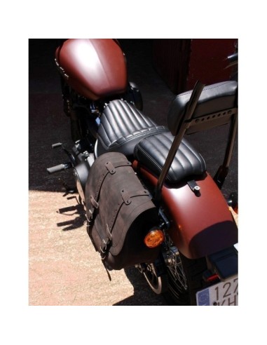 ALFORJA PIEL BANDO BASICA OLD RAT SOFTAIL STREET BOB H.D