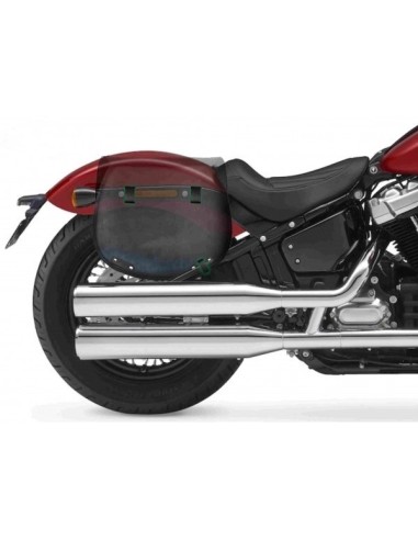 ALFORJA PIEL BANDO BASICA OLD RAT SOFTAIL STREET BOB H.D