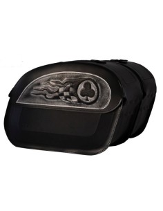 ALFORJAS RÍGIDAS SAHARA CLOVER PARA SOFTAIL DELUXE FLSTN H.D 2