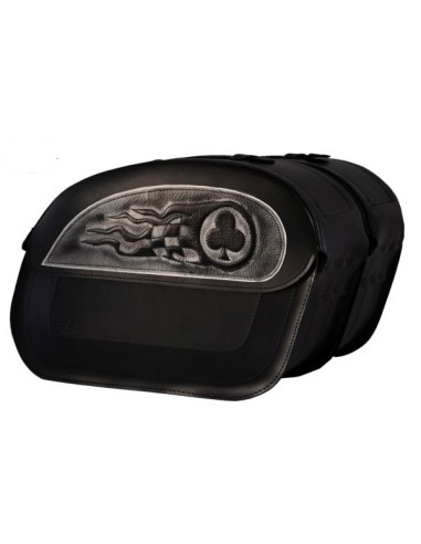 ALFORJAS RÍGIDAS SAHARA CLOVER PARA SOFTAIL DELUXE FLSTN H.D