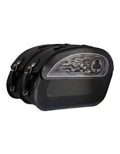 ALFORJAS RÍGIDAS SAHARA CLOVER PARA SOFTAIL DELUXE FLSTN H.D