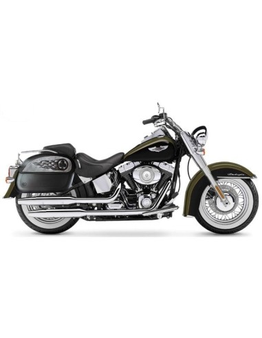 ALFORJAS RÍGIDAS SAHARA CLOVER PARA SOFTAIL DELUXE FLSTN H.D