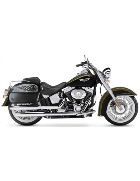 ALFORJAS RÍGIDAS SAHARA CLOVER PARA SOFTAIL DELUXE FLSTN H.D