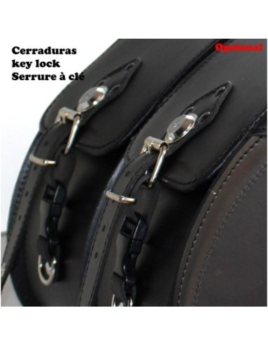 ALFORJAS RÍGIDAS SAHARA CLOVER PARA SOFTAIL DELUXE FLSTN H.D