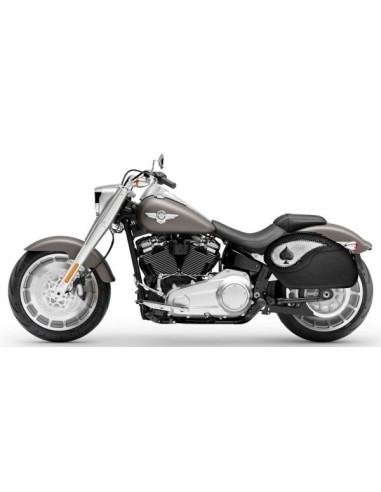 ALFORJAS RIGIDAS VENDETTA AS DE PICAS SOFTAIL FAT BOY H.D
