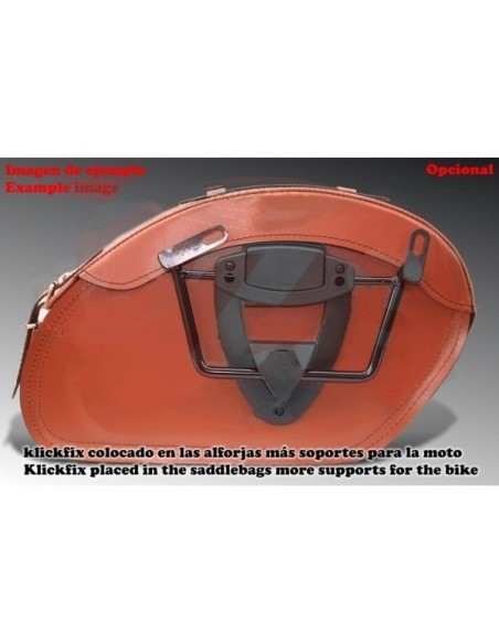 ALFORJAS RIGIDAS PIEL VENDETTA TRIBAL ASPAS PARA SOFTAIL FAT BOY SPECIALH.D