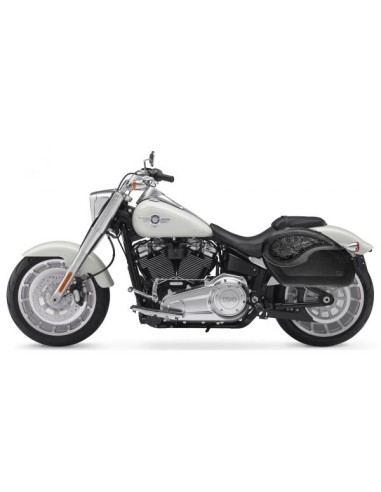 ALFORJAS RIGIDAS VENDETTA GÓTICA PARA SOFTAIL FAT BOY SPECIAL H.D