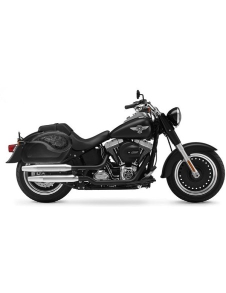 ALFORJAS RIGIDAS VENDETTA GÓTICA PARA SOFTAIL FAT BOY SPECIAL H.D
