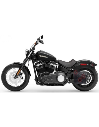 ALFORJA BASCULANTE NÁPOLES IZQUIERDA PARA SOFTAIL STREET-BOB H.D