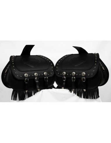 ALFORJAS RIGIDAS JABATON CON ESCUDO HD PARA SOFTAIL DELUXE H.D