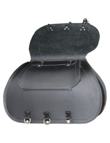 ALFORJAS RIGIDAS JABATON CON ESCUDO HD PARA SOFTAIL DELUXE H.D