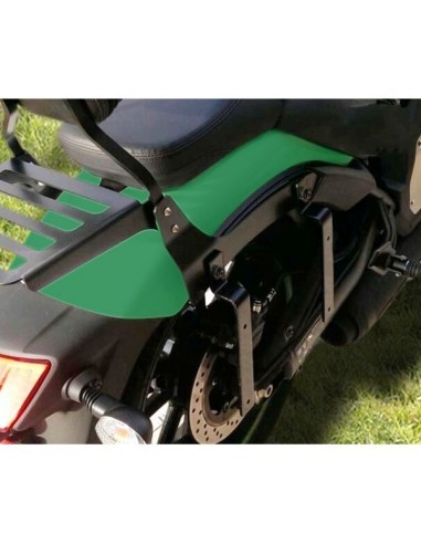 ALFORJAS PIEL RIGIDAS VENDETTA PERFIL AZUL