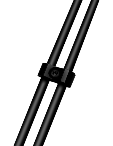 ABRAZADERAS GUÍAS DE CABLE NEGRO UN CABLE 6 Y 7 MM