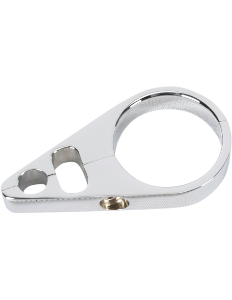 GUÍA CABLE ACELERADOR-RETORNO-FRENO CROMADO DOBLE CON ABRAZADERA DE 32 MM GUÍA CABLE ACELERADOR-RETORNO-FRENO CROMADO DOBLE CON ABRAZADERA DE 32 MM