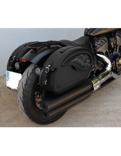 ALFORJAS PIEL RÍGIDAS VENDETTA BIG BOSS PARA INDIAN CHIEF 2