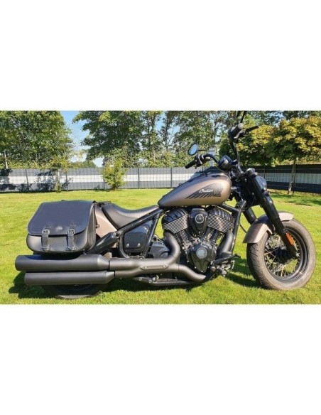 SET ALFORJAS PIEL SCIPION BÁSICA PARA INDIAN CHIEF SET ALFORJAS PIEL SCIPION BÁSICA PARA INDIAN CHIEF
