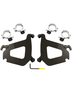 KITS MONTAJE TRIGGER-LOCK PULIDO-NEGRO BULLET YAMAHA XV1900-S 2
