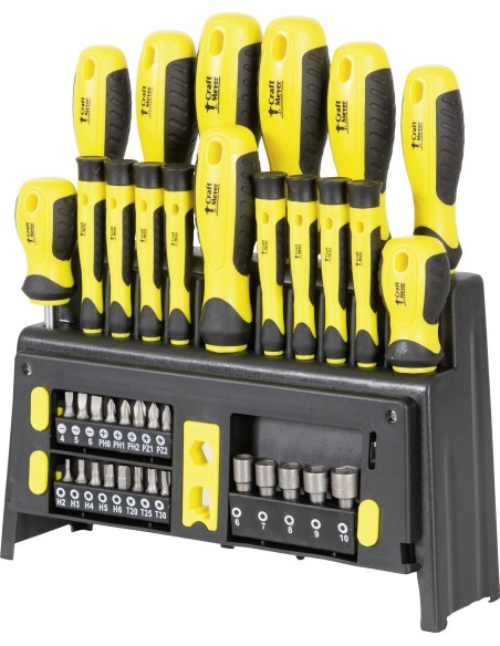 DESTORNILLADORES CRAFT-MEYER SET 39 PIEZAS DESTORNILLADORES CRAFT-MEYER SET 39 PIEZAS