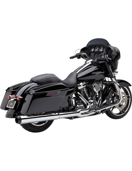 SISTEMA DE ESCAPE 2 IN 1 EL DIABLO CROMADO PARA HARLEY DAVIDSON 17-21