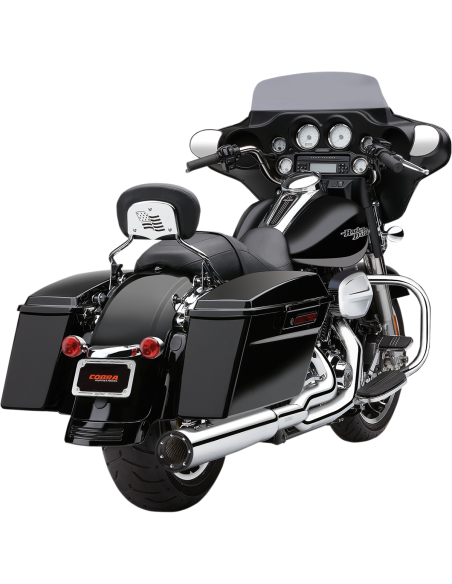 SISTEMA DE ESCAPE 2 IN 1 POWER-FLO RPT CROMADO PARA BAGGERS 10-16 SISTEMA DE ESCAPE 2 IN 1 POWER-FLO RPT CROMADO PARA BAGGERS 10-16