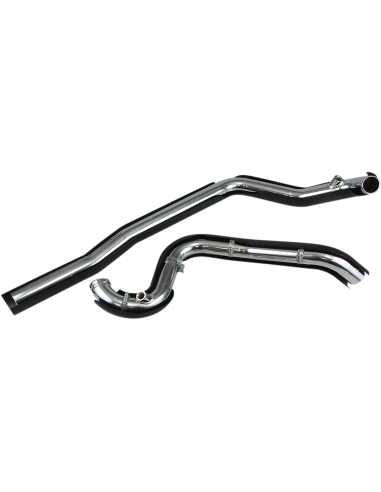 ESCAPE TRUE DUAL HEADPIPES NEGRO PARA HARLEY DAVIDSON 07-08