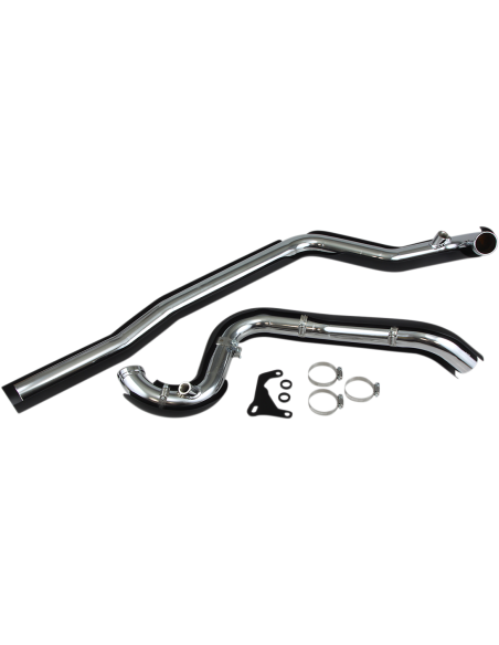 ESCAPE TRUE DUAL HEADPIPES NEGRO PARA HARLEY DAVIDSON 07-08