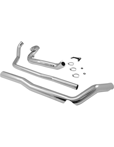 ESCAPE TRUE DUAL HEADPIPES CROMADO PARA HARLEY DAVIDSON 99-06