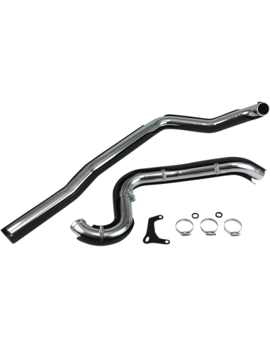 ESCAPE TRUE DUAL HEADPIPES NEGRO PARA HARLEY DAVIDSON 95-06