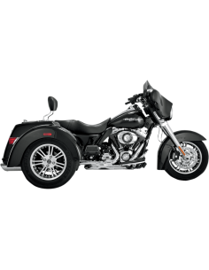 KIT ADAPTADOR SILENCIADOR CROMADO PARA H.D FL TRIKE 09-16 2
