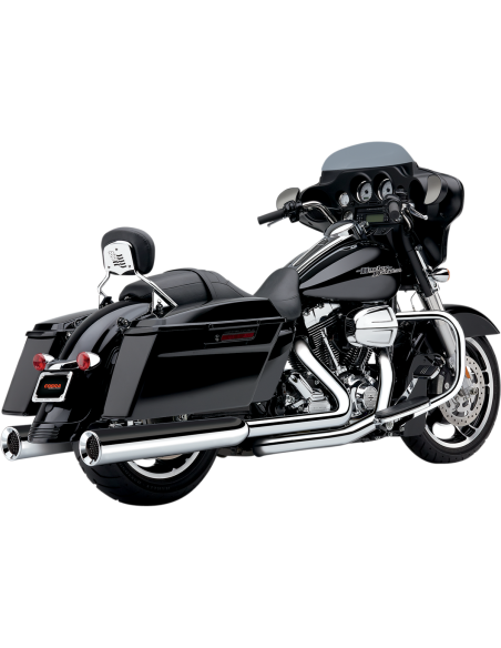 SILENCIADORES SLIP-ON POWER-FLO DE 4-1/2" CROM PARA HARLEY DAVIDSON 99-16