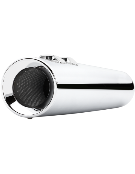 SILENCIADORES SLIP-ON POWER-FLO DE 4-1/2" CROM PARA HARLEY DAVIDSON 99-16