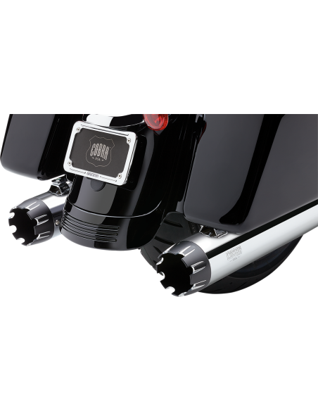 SILENCIADOR SLIP-ON  DE 4" CROM PUNTA CONTRAST  PARA HARLEY DAVIDSON 17-21 SILENCIADOR SLIP-ON  DE 4" CROM PUNTA CONTRAST  PARA HARLEY DAVIDSON 17-21