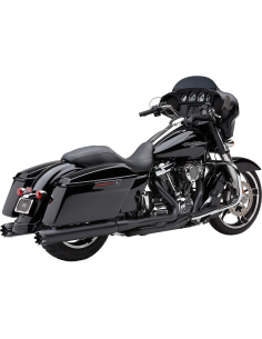 SILENCIADOR SLIP-ON  DE 4" NEGRO PUNTA CONTRAST  PARA HARLEY DAVIDSON 17-21 2
