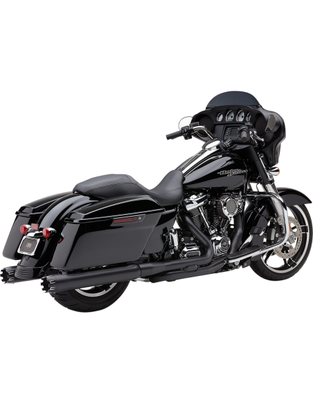 SILENCIADOR SLIP-ON  DE 4" NEGRO PUNTA CONTRAST  PARA HARLEY DAVIDSON 17-21 SILENCIADOR SLIP-ON  DE 4" NEGRO PUNTA CONTRAST  PARA HARLEY DAVIDSON 17-21