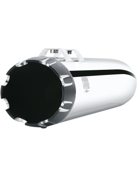 SILENCIADOR SLIP-ON  DE 4" CROM PUNTA CONTRAST  PARA HARLEY DAVIDSON 99-16