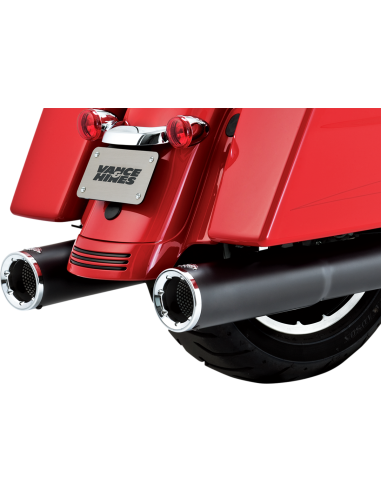 SILENCIADORES SLIP-ON HI-OUTPUT 4-1/2"  NEGRO PARA HARLEY DAVIDSON 17-21