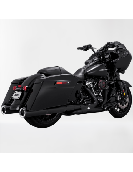 SILENCIADORES SLIP-ON HI-OUTPUT 4-1/2"  NEGRO PARA HARLEY DAVIDSON 17-21