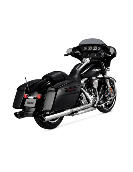 SILENCIADORES SLIP-ON TWIN SLASH CROM PARA HARLEY DAVIDSON 17-21 SILENCIADORES SLIP-ON TWIN SLASH CROM PARA HARLEY DAVIDSON 17-21