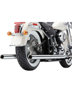 ESCAPE DUAL SOFTAIL PUNTAS BILLET PARA HARLEY DAVIDSON 12-17