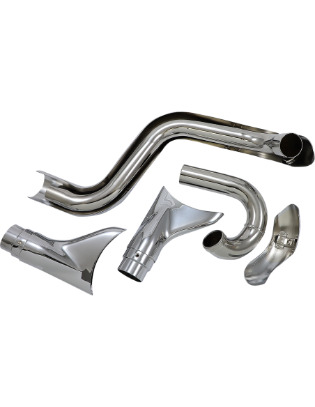 ESCAPE DUAL SOFTAIL PUNTAS COLA PEZ PARA HARLEY DAVIDSON 00-06 ESCAPE DUAL SOFTAIL PUNTAS COLA PEZ PARA HARLEY DAVIDSON 00-06