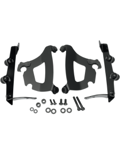 KITS MONTAJE TRIGGER-LOCK PULIDO-NEGRO BULLET HONDA SHADOW 750 10-13 2