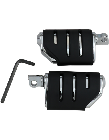 ESTRIBERAS ISO TRIDENT DUALLY CON ANCLAJES MACHO 32 MM