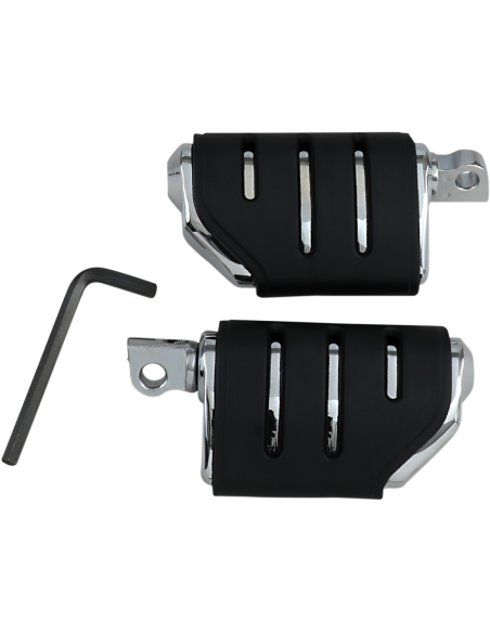 ESTRIBERAS ISO TRIDENT DUALLY CON ANCLAJES MACHO 32 MM