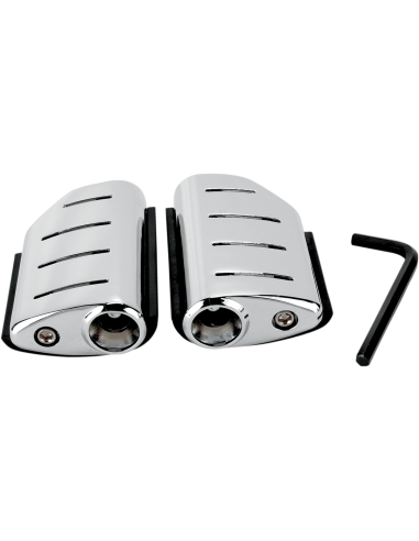 ESTRIBERAS ISO TRIDENT DUALLY SIN ANCLAJES MACHO 32 MM