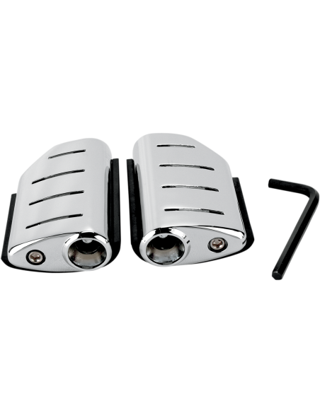 ESTRIBERAS ISO TRIDENT DUALLY SIN ANCLAJES MACHO 32 MM