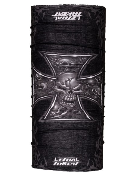BANDANA CRUZ DE HIERRO Y CALAVERA NEGRA BANDANA CRUZ DE HIERRO Y CALAVERA NEGRA