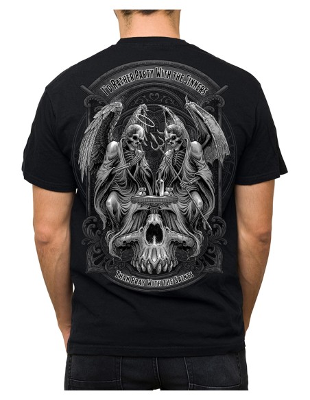 CAMISETA PARTY WITH THE SINNERS LT para Camisetas Manga Corta