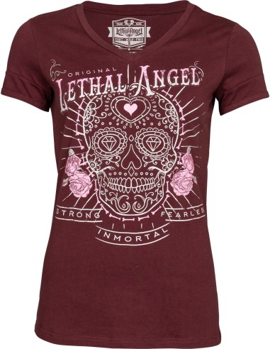 CAMISETA CHICA FEARLESS LETHAL ANGEL para Camisetas Chica