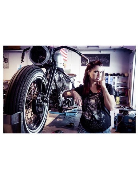 CAMISETA CHICA HAND OF DOOM LETHAL ANGEL para Camisetas Chica
